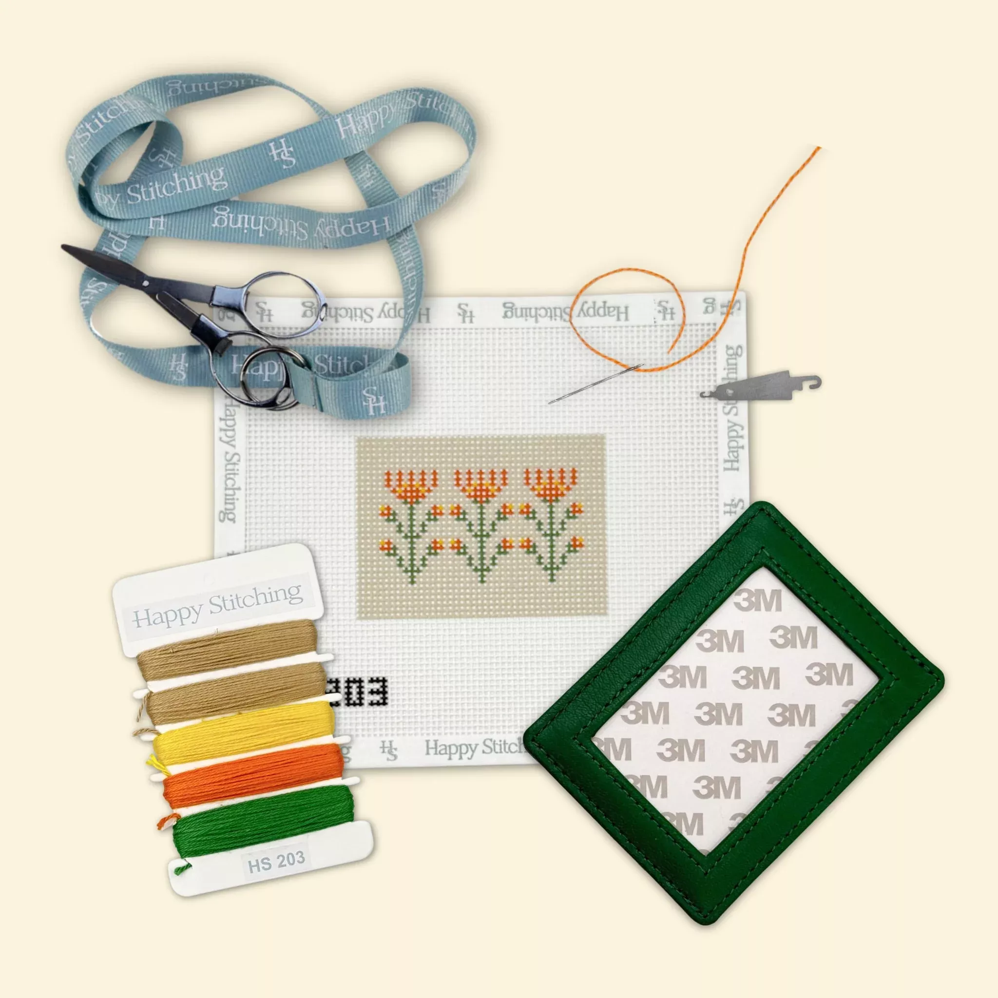 "Marigolden Hour" Happy Stitching All-In-One Card Wallet Kit