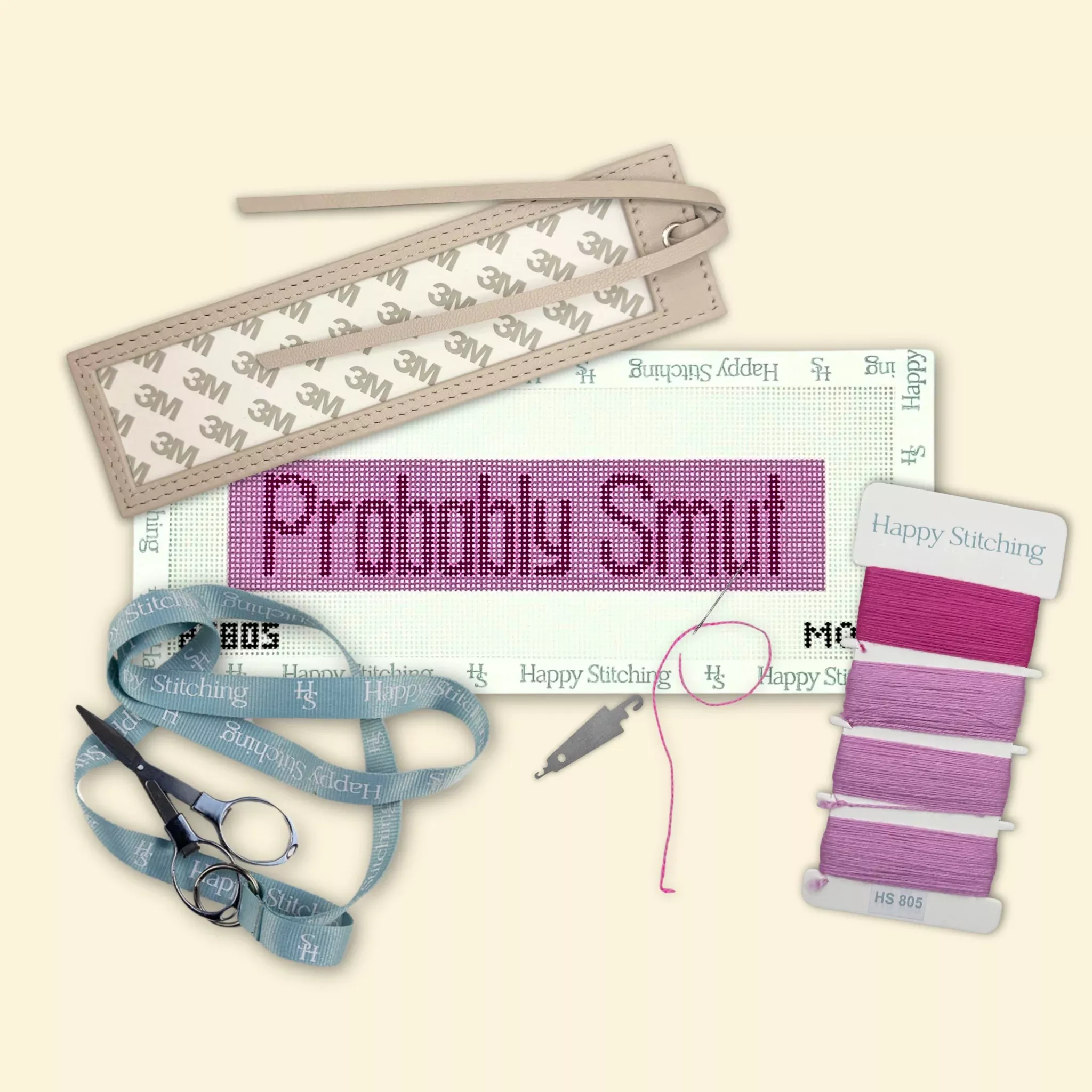 "Probably Smut" Happy Stitching All-In-One Bookmark Kit